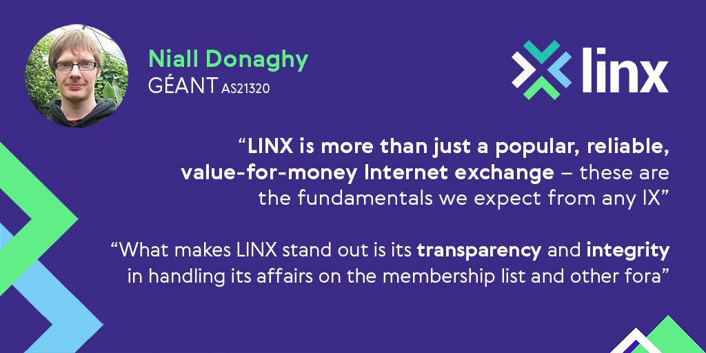 LINX-testimonial-Niall Donaghy-GÉANT-3a